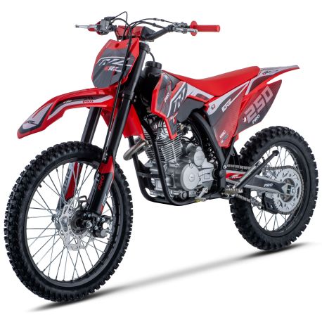 Motocross CRZ ERZ - 250cc PRO 4T - 18"/21" - Rot