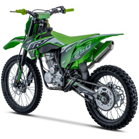 Motocross CRZ ERZ - 250cc PRO 4T - 18"/21" - Grün