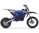 Dirt Bike électrique Enfant CRZ 1200W 36V E-Cross 10"/12" - Bleu