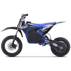 Dirt Bike électrique Enfant CRZ 1200W 36V E-Cross 10"/12" - Bleu