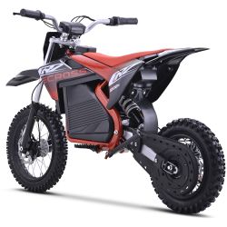 Electric Dirt Bike CRZ 1200W 36V for Kids, E-Cross, 10"/12" - Red