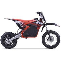 Dirt Bike électrique Enfant CRZ 1200W 36V E-Cross 10"/12" - Rouge