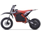 Dirt Bike électrique Enfant CRZ 1200W 36V E-Cross 10"/12" - Rouge
