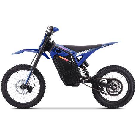 Motocross électrique CRZ - IRON XR - 10KW 72V35Ah - 17"/19" - Bleu