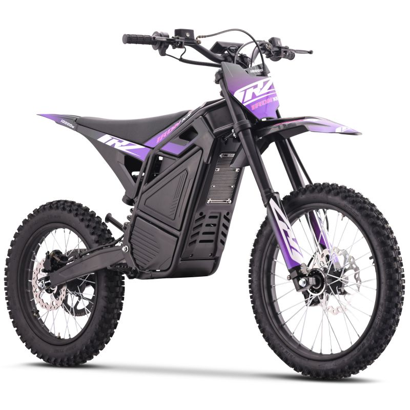 Motocross électrique CRZ - IRON XR - 10KW 72V35Ah - 17"/19" - Violet