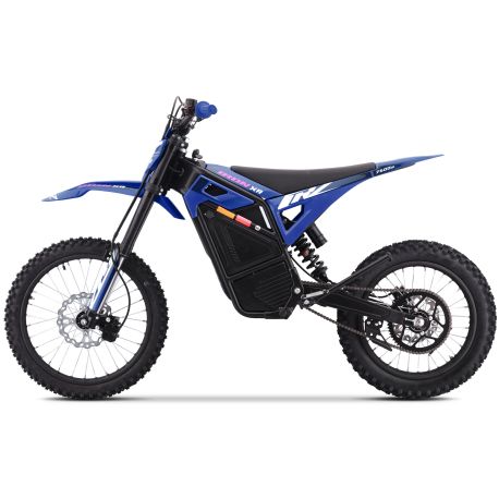 Motocross électrique CRZ - IRON XR - 7500W 72V31,5Ah - 17"/19" - Bleu