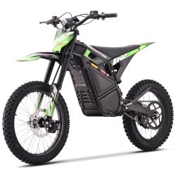 Motocross électrique CRZ - IRON XR - 7500W 72V31,5Ah - 17"/19" - Vert