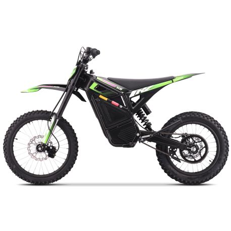 Motocross électrique CRZ - IRON XR - 7500W 72V31,5Ah - 17"/19" - Vert