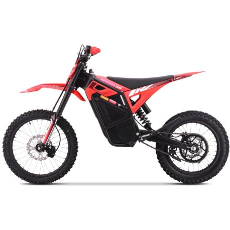 Motocross électrique CRZ - IRON XR - 7500W 72V31,5Ah - 17"/19" - Rouge