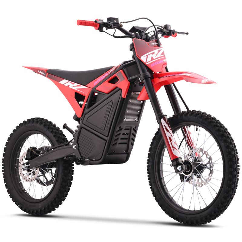 Motocross électrique CRZ - IRON XR - 7500W 72V31,5Ah - 17"/19" - Rouge