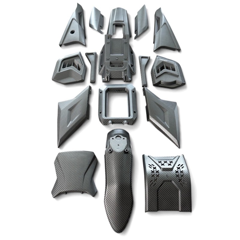 Complete CRZ IRON Plastic Kit 2500/5000/6000W Carbon