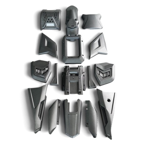 Complete CRZ IRON Plastic Kit 2500/5000/6000W Carbon