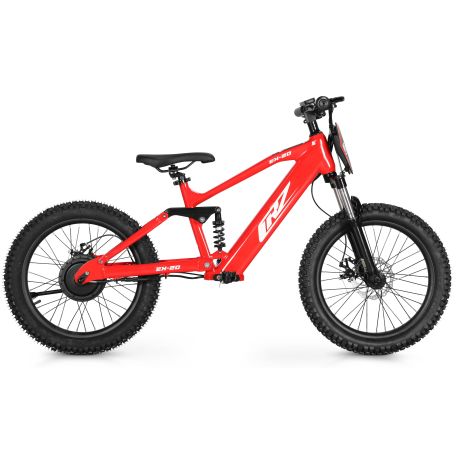 Bicicleta sin pedales eléctrica CRZ EX-R 20" 750w 36V 7,8Ah - Rojo