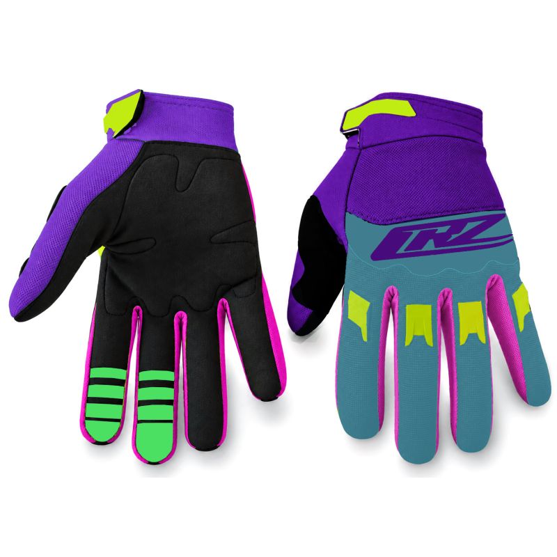 Gants Motocross CRZ Adulte - Violet