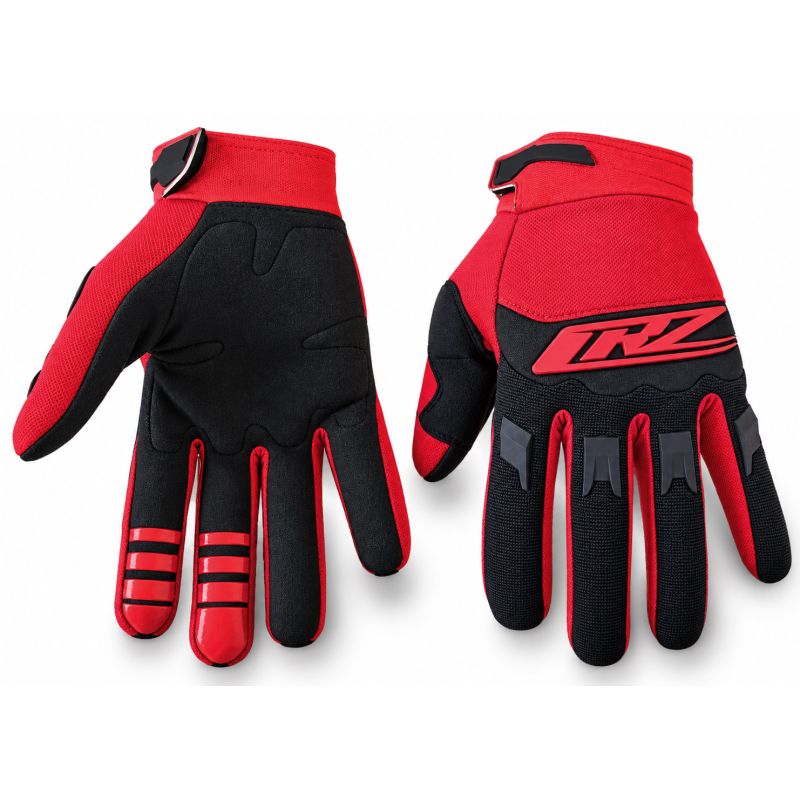 Gants motocross adulte - CRZ - Rouge