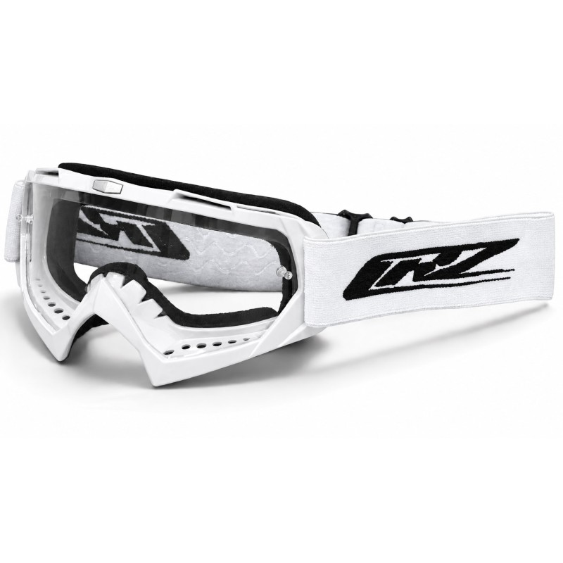 Maschera da motocross CRZ - Bianco