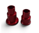 Red CNC Rear Wheel Spacers - Sur-Ron Light Bee X/S