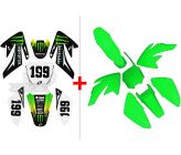 Pack Kit Monster Energy CRF70 (Deco+Plastique)