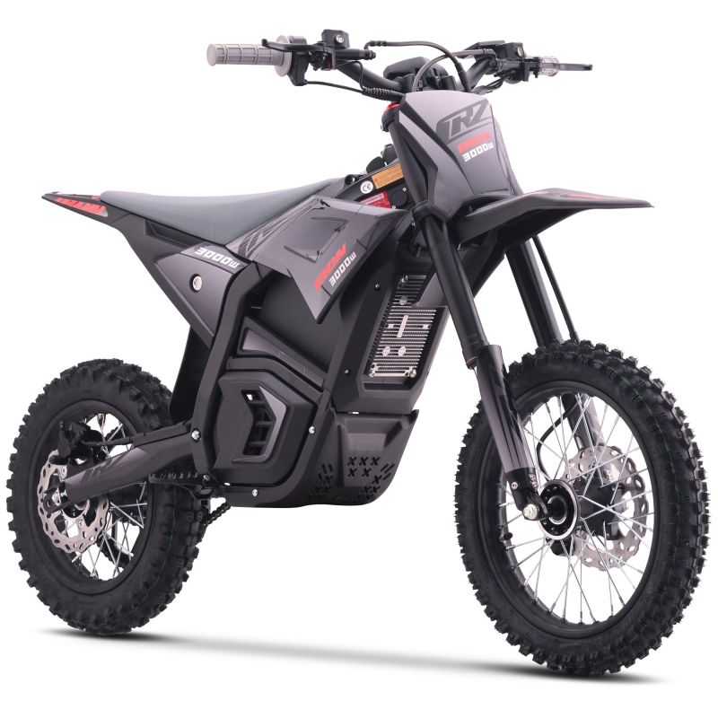 Dirt Bike électrique - CRZ IRON - 3000W 48v - 12"/14" - Noir