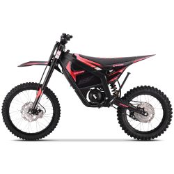 Motocross électrique CRZ - IRON XR - 12 000W 72V - 18"/21" - Rouge