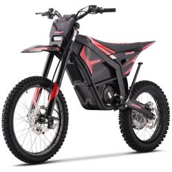 Motocross électrique CRZ - IRON XR - 12 000W 72V - 18"/21" - Rouge