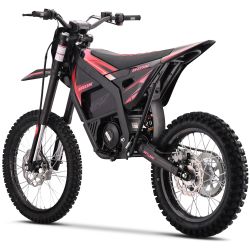 Motocross électrique CRZ - IRON XR - 12 000W 72V - 18"/21" - Rouge