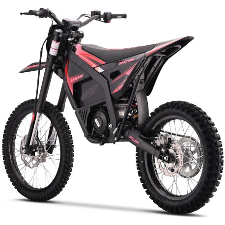 Motocross électrique CRZ - IRON XR - 12 000W 72V - 18"/21" - Rouge