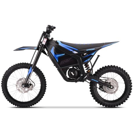 Motocross électrique CRZ - IRON XR - 12 000W 72V - 18"/21" - Rouge