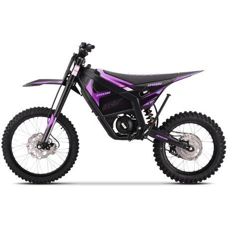 Motocross électrique CRZ - IRON XR - 12 000W 72V - 18"/21" - Rouge