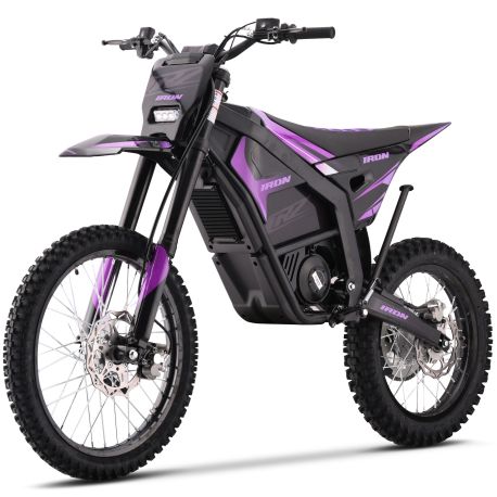 Motocross électrique CRZ - IRON XR - 12 000W 72V - 18"/21" - Rouge
