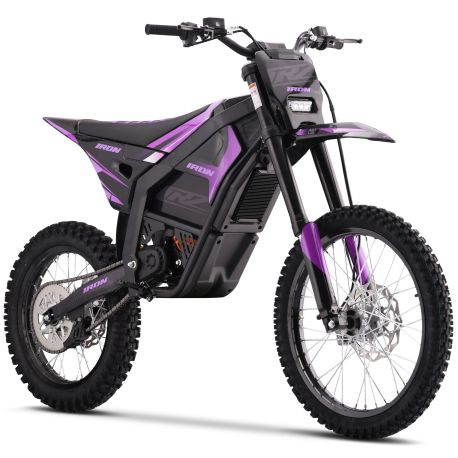 Motocross électrique CRZ - IRON XR - 12 000W 72V - 18"/21" - Violet