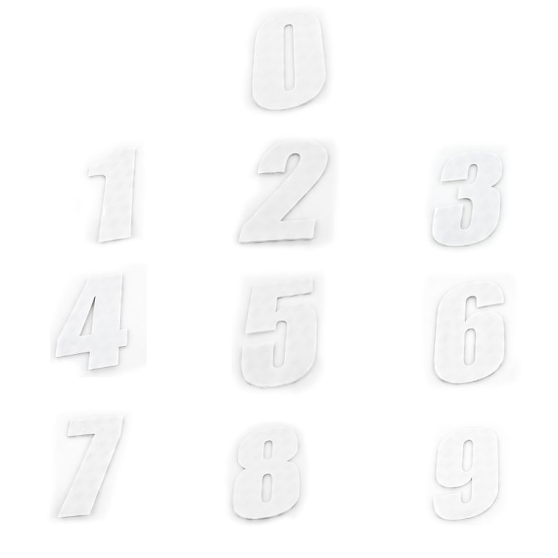 Plaque Number YCF 18cm