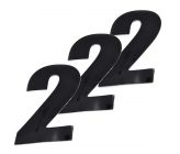 Plaque Number YCF 18cm