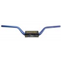 Guidon racing alu sans barre Bleu Rockstar / Pro Taper