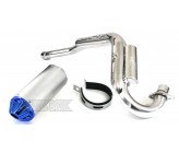 Echappement Racing Bleu Avec Ligne PowerBomb