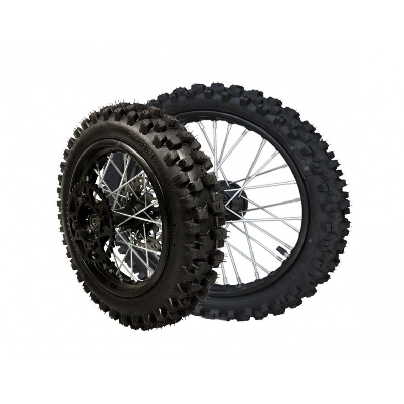 Pack de Roue complete 12"/14" Dirt Bike