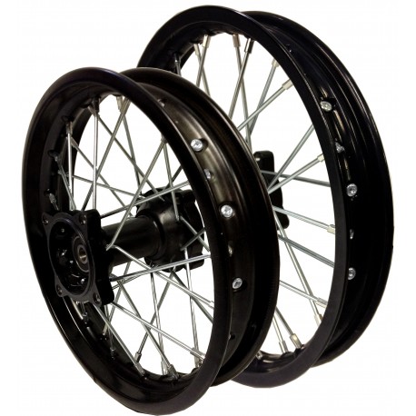 Pack de Jante 14"/17" axe de 15mm Dirt Bike