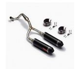 TWIN Exaust Scalvini Black Edition "INOX" (YCF, CRF50, KLX)