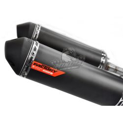 TWIN Exaust Scalvini Black Edition "INOX" (YCF, CRF50, KLX)