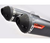 TWIN Exaust Scalvini Black Edition "INOX" (YCF, CRF50, KLX)