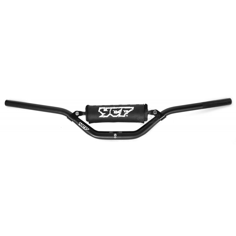 GUIDON ALU 28 mm SANS-BARRE MOYEN NOIR CROSS/ENDURO