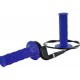 Kit manopole blu comando gas rapido e cavo