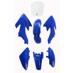 Kit plastique CRF50 bleu Dirt Bike