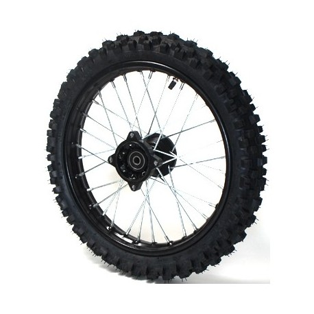 Roue complète Avant 17" + Disque 15mm noire