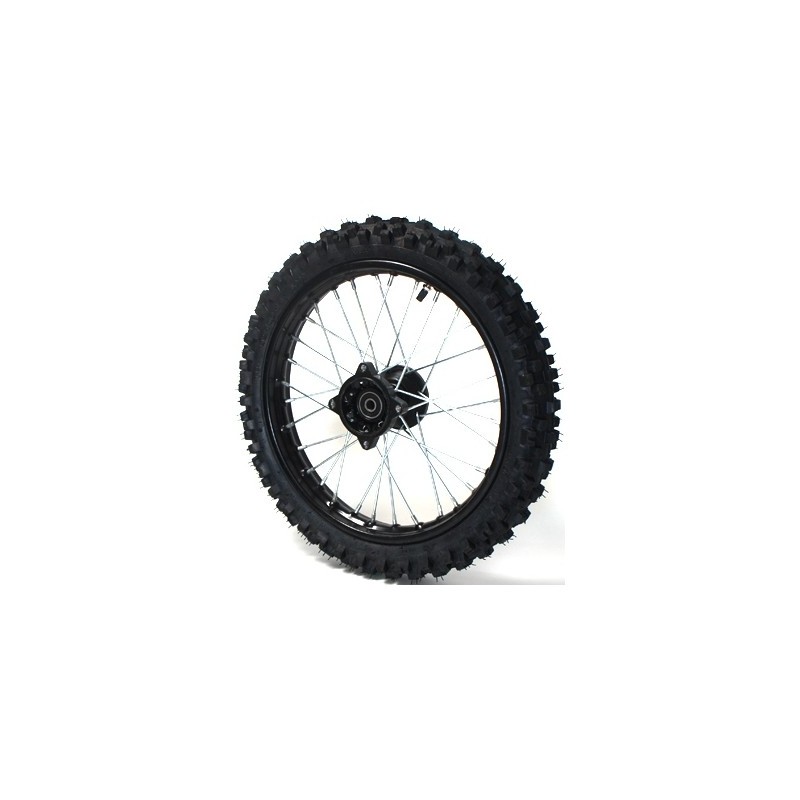 Roue complète Avant 17" + Disque 15mm noire