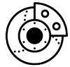 Entre-axe d'étrier de frein