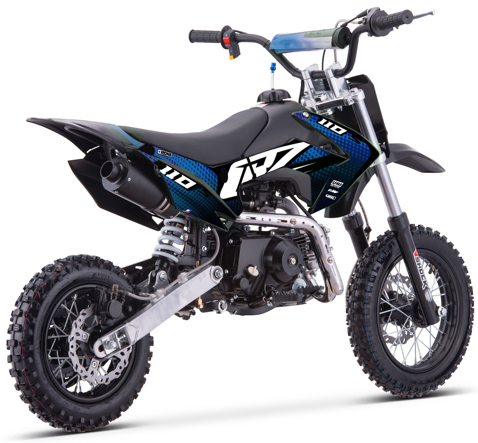 Forcellone + Scarico Black Edition:
