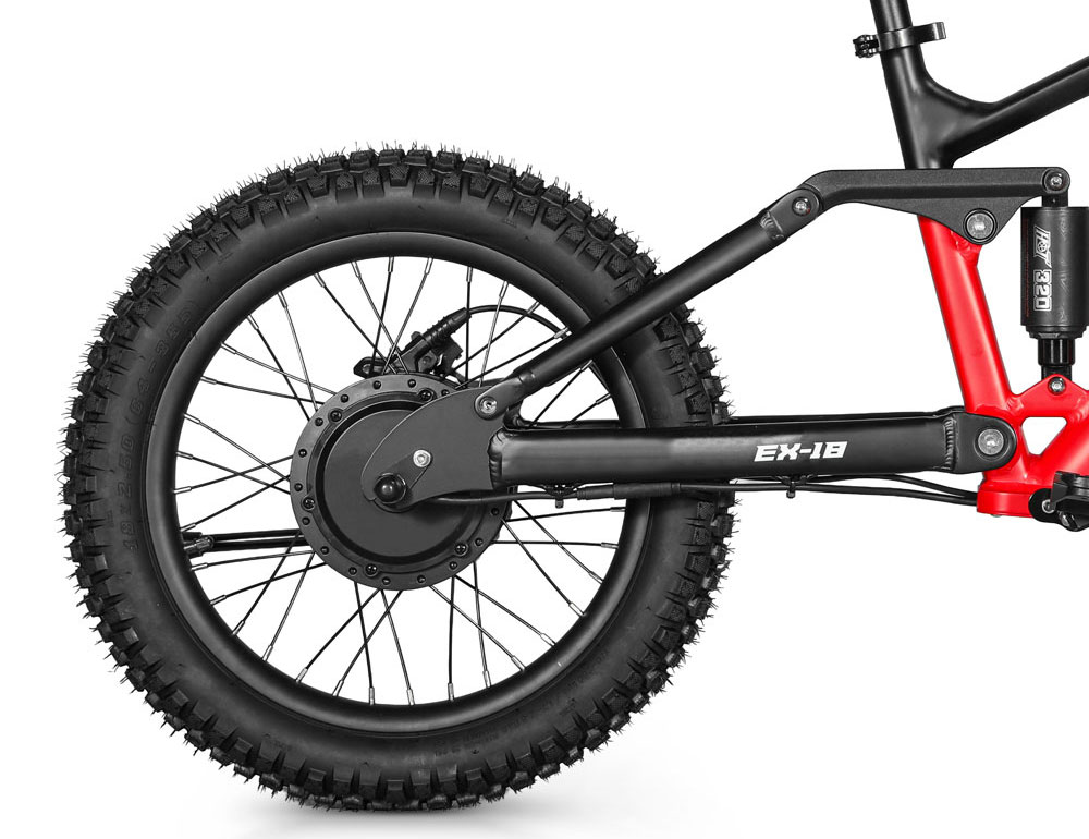 Puissant moteur brushless de 500W + Batterie Lithium 36V 7.8Ah