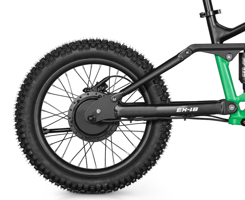 Puissant moteur brushless de 500W + Batterie Lithium 36V 7.8Ah