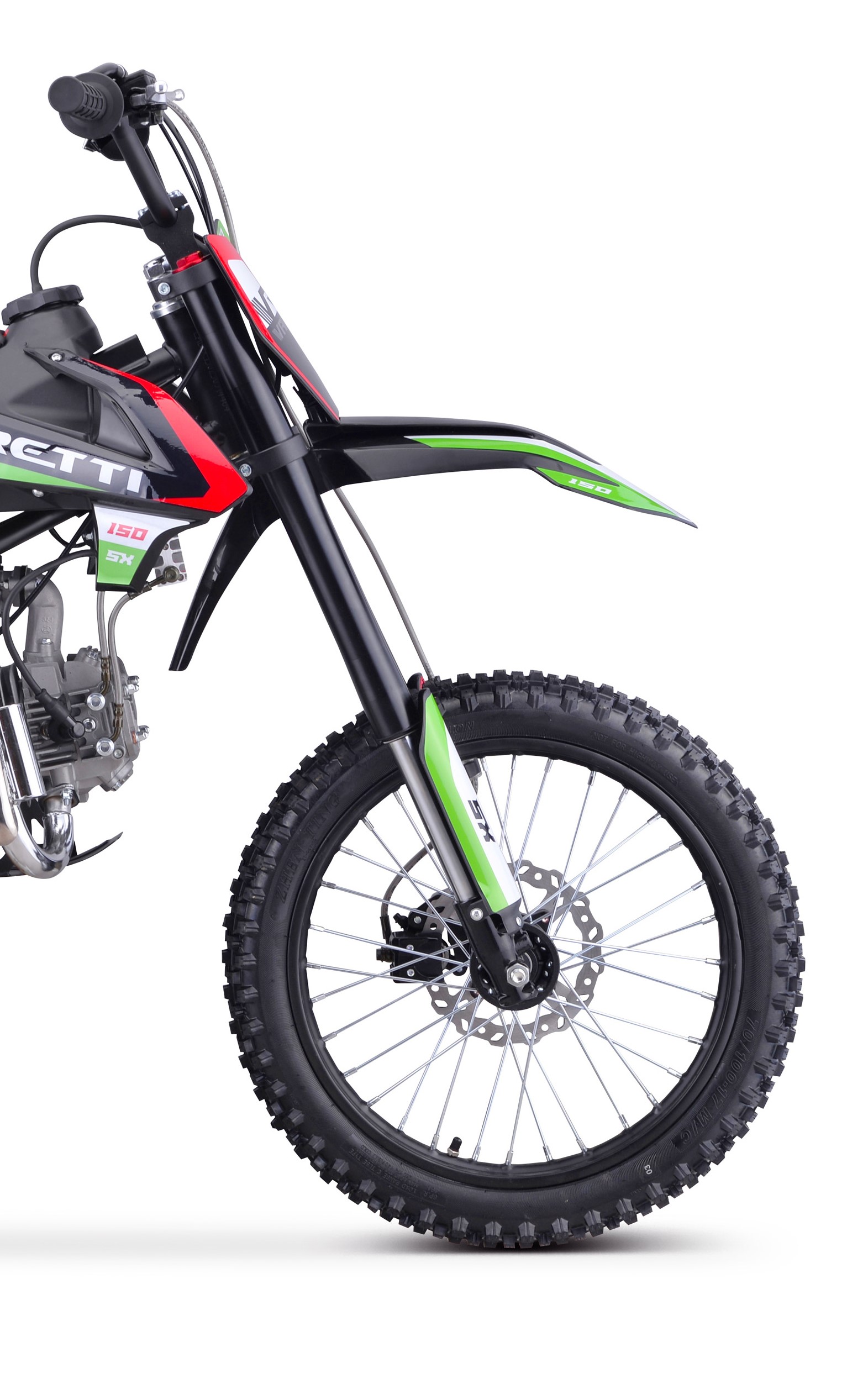 Forcella da 760 mm e ammortizzatore da 310 mm